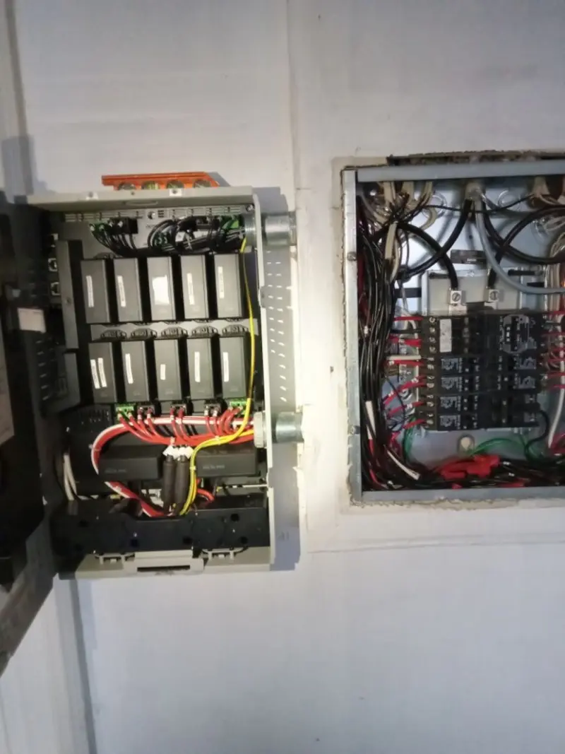Electrical panel upgrade completed for Indoor Lighting Installation in Tavares